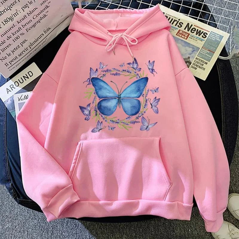 Butterfly Printed Hoodie
