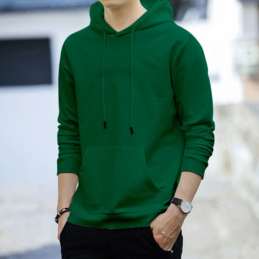 Summer Plain Hoodie for Men