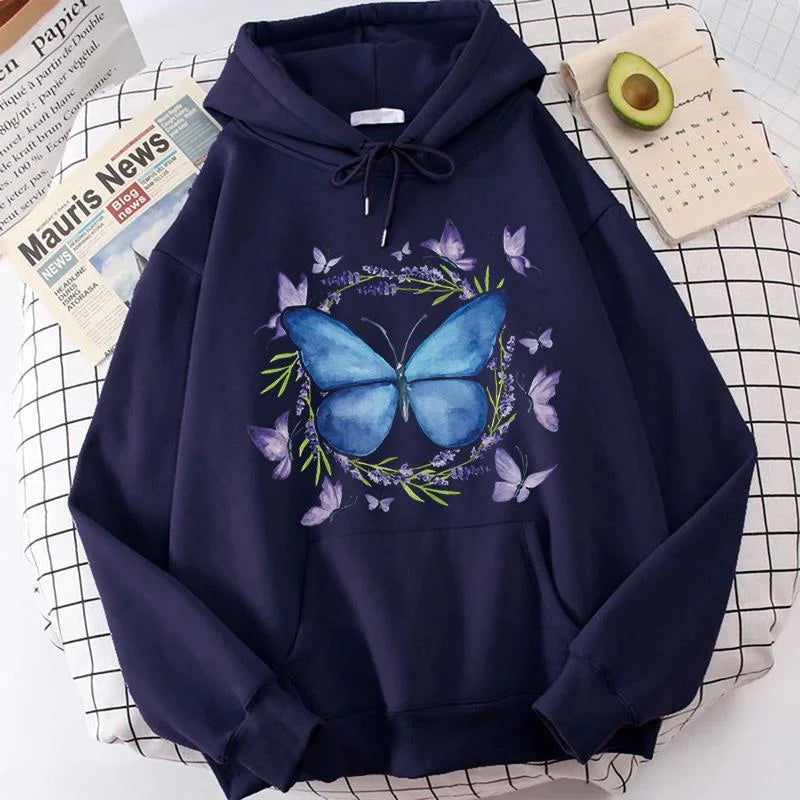 Butterfly Printed Hoodie