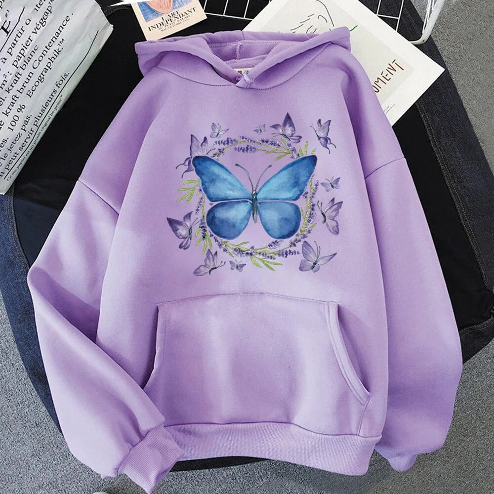 Butterfly Printed Hoodie